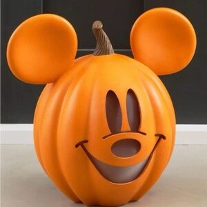 Pottery Barn Kids Large Disney Mickey Pumpkin Halloween Luminary Decor